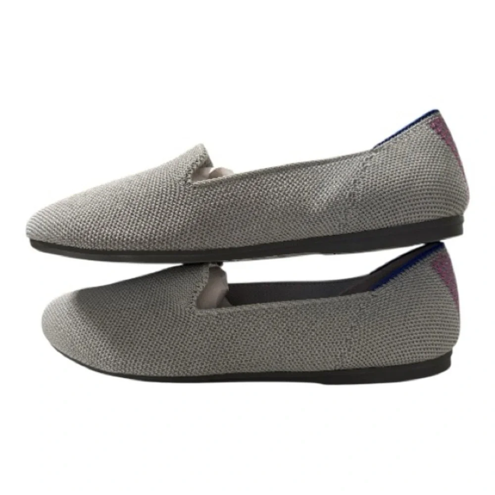 ROTHY’S Gray Knit Flats · Size 3